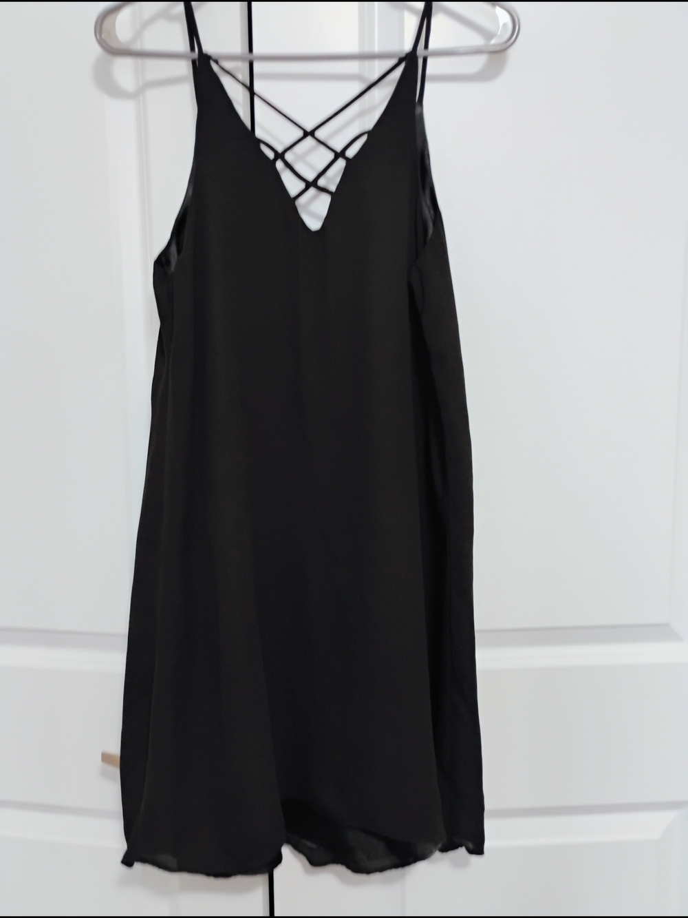 Bluenotes Black Strappy Mini Dress - Picture 2 of 5